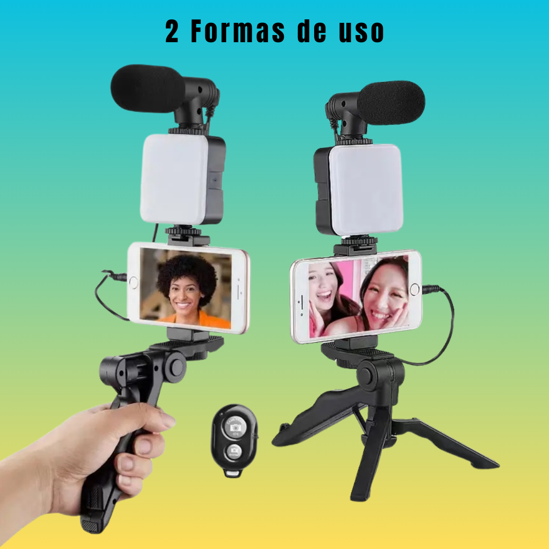 Kit Influencer PRO 🎥 + Audífonos de Regalo 🎁