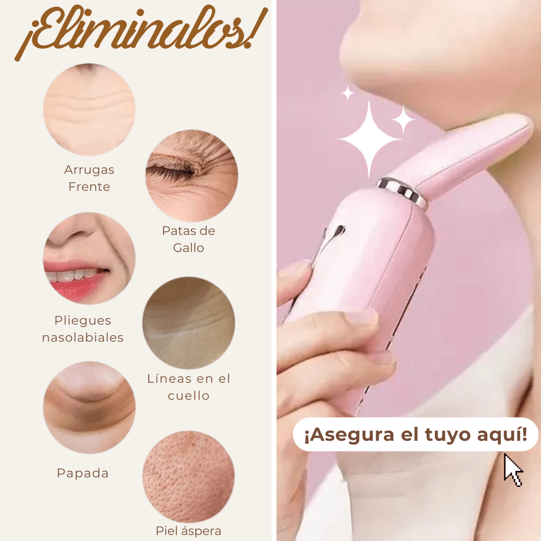 ReviveLift ⭐Masajeador LED de Papada y Rostro + Serum 24K de 🎁