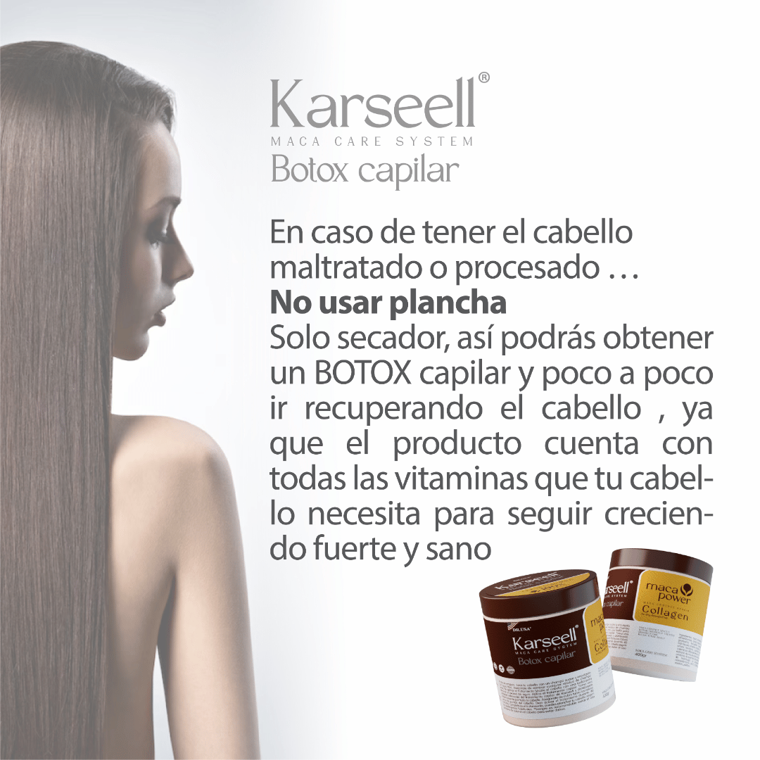 Karseell Capilar: Botox de Maca y Colágeno