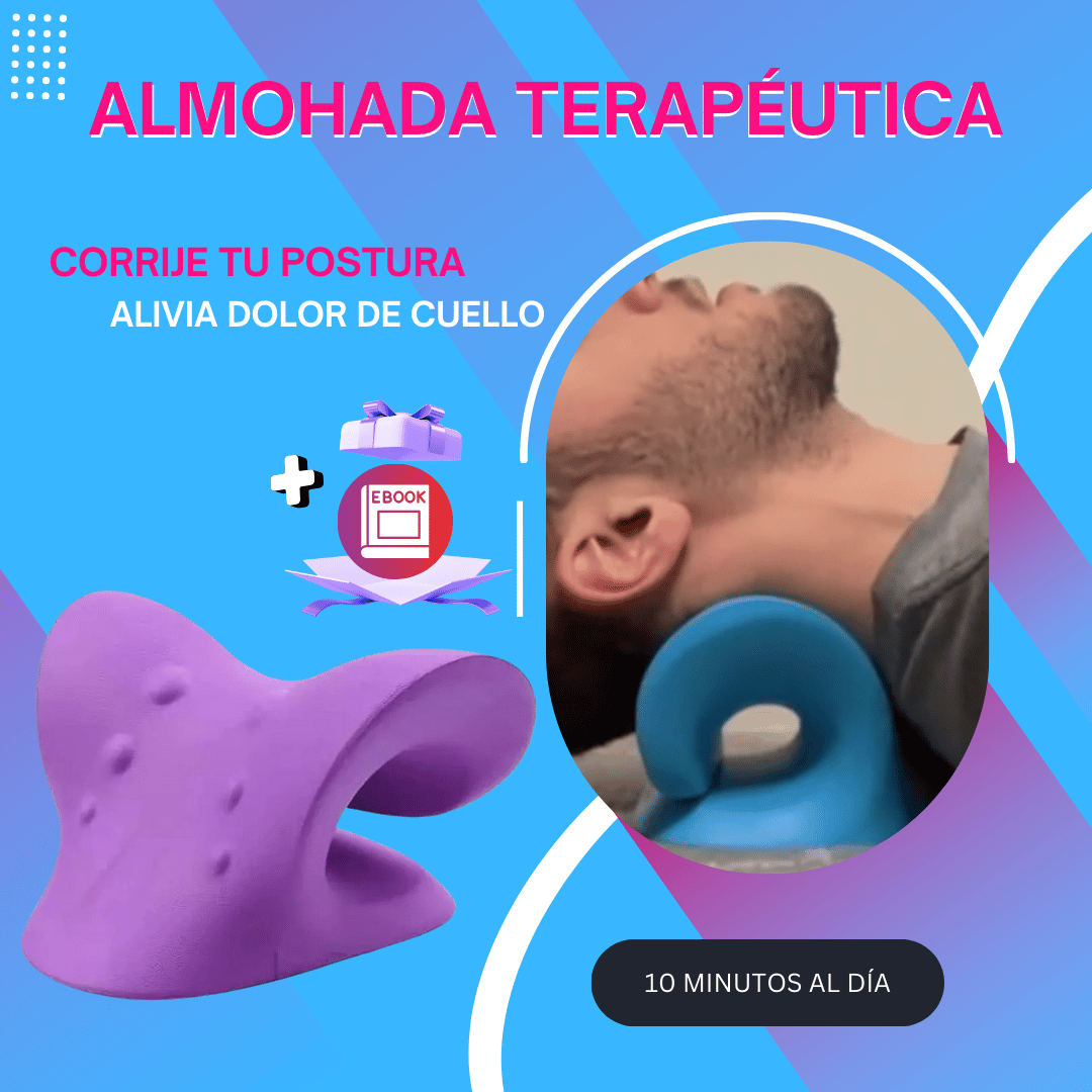 💆‍♀️Almohada Terapéutica + Guía digital 🎁